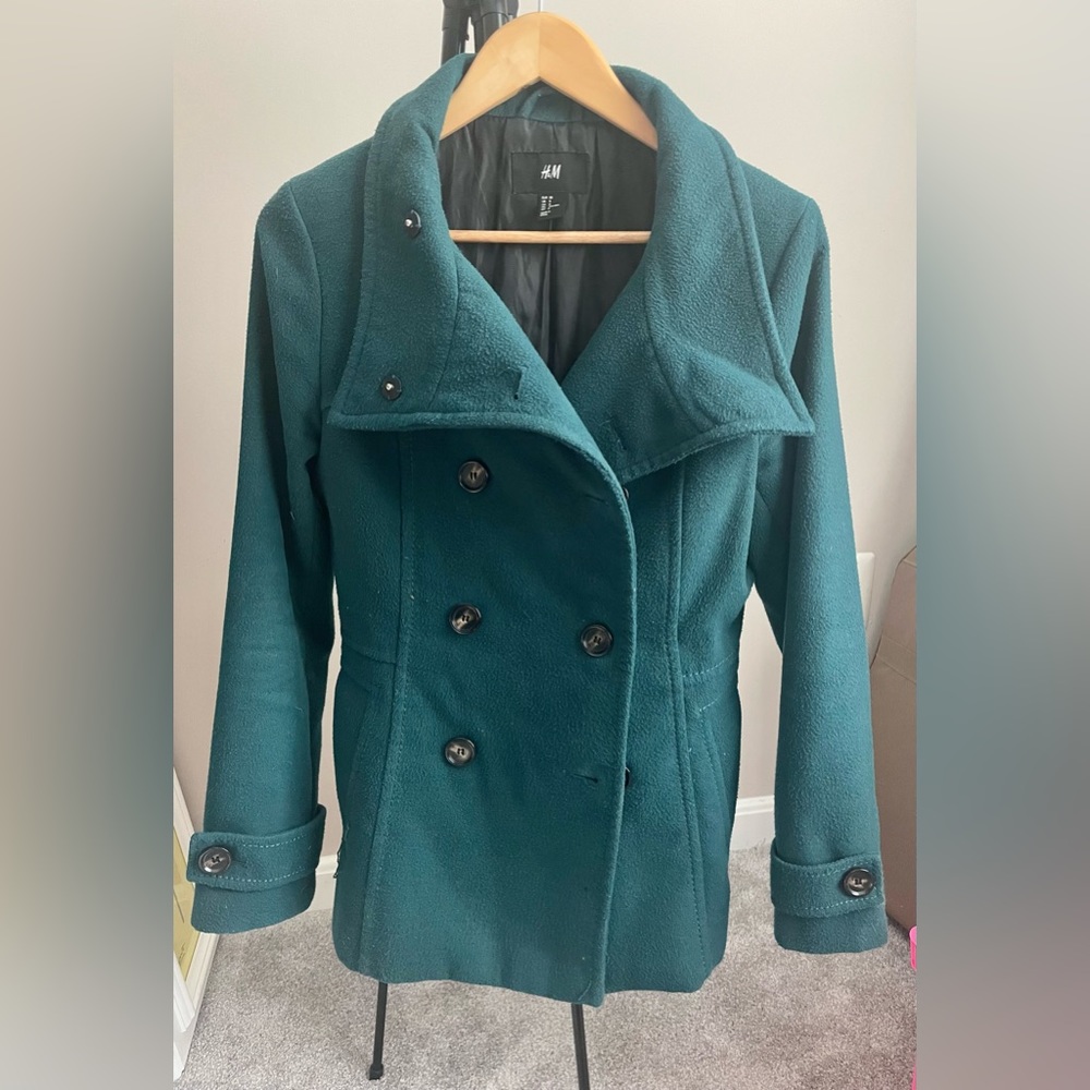 H&M Buttoned Pea Coat